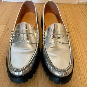 J Crew Women's Leather Penny Loafer